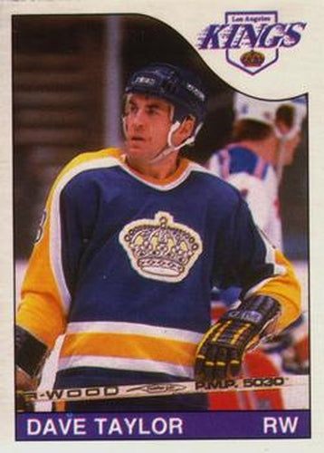 #214 Dave Taylor - Los Angeles Kings - 1985-86 O-Pee-Chee Hockey