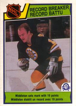 #214 Rick Middleton - Boston Bruins - 1983-84 O-Pee-Chee Hockey