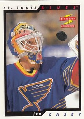 #214 Jon Casey - St. Louis Blues - 1996-97 Score Hockey