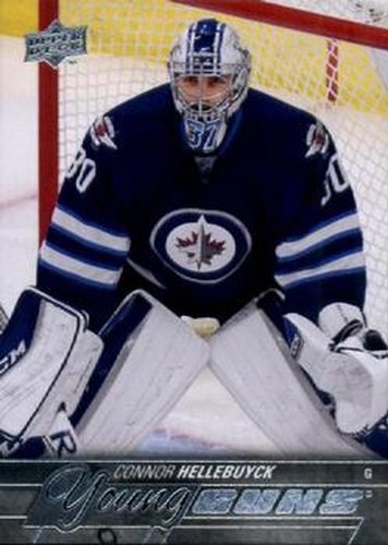 #214 Connor Hellebuyck - Winnipeg Jets - 2015-16 Upper Deck Hockey