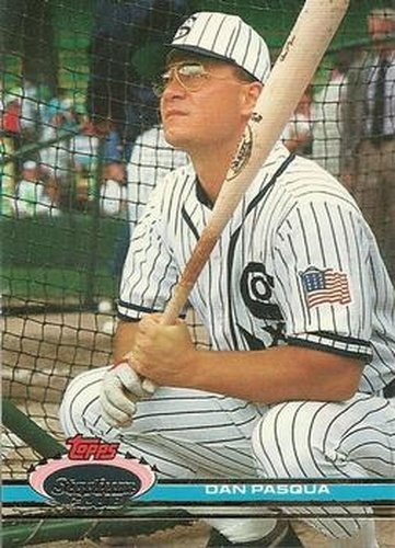 #214 Dan Pasqua - Chicago White Sox - 1991 Stadium Club Baseball