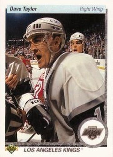 #214 Dave Taylor - Los Angeles Kings - 1990-91 Upper Deck Hockey