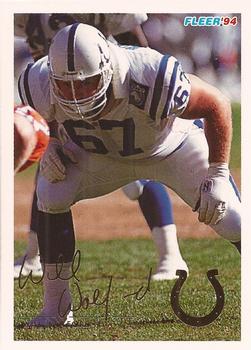 #214 Will Wolford - Indianapolis Colts - 1994 Fleer Football