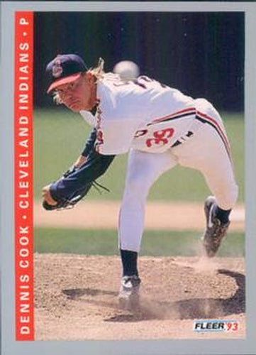 #214 Dennis Cook - Cleveland Indians - 1993 Fleer Baseball