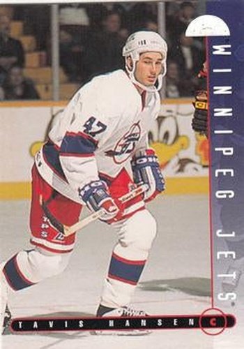 #214 Tavis Hansen - Winnipeg Jets - 1995-96 Leaf Hockey