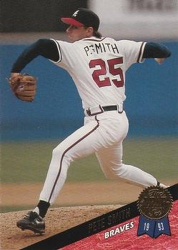 #214 Pete Smith - Atlanta Braves - 1993 Leaf Baseball