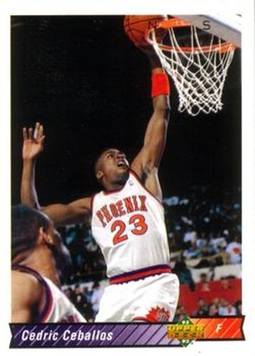 #214 Cedric Ceballos - Phoenix Suns - 1992-93 Upper Deck Basketball