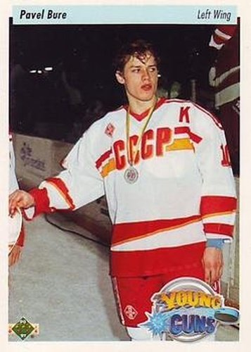 #214 Pavel Bure - Vancouver Canucks - 1995-96 Upper Deck Hockey