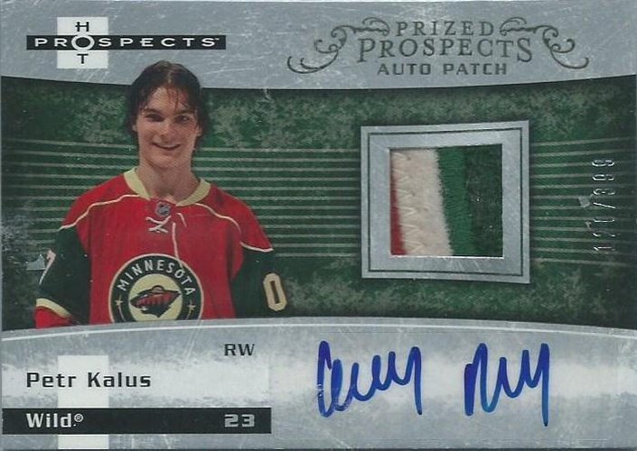 #214 Petr Kalus - Minnesota Wild - 2007-08 Fleer Hot Prospects Hockey