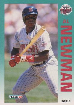 #214 Al Newman - Minnesota Twins - 1992 Fleer Baseball