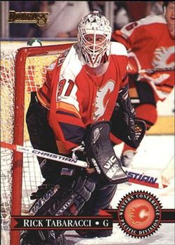 #214 Rick Tabaracci - Calgary Flames - 1995-96 Donruss Hockey