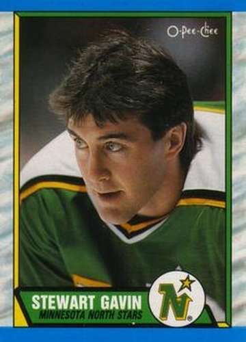 #214 Stewart Gavin - Minnesota North Stars - 1989-90 O-Pee-Chee Hockey