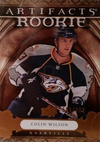 #214 Colin Wilson - Nashville Predators - 2009-10 Upper Deck Artifacts Hockey