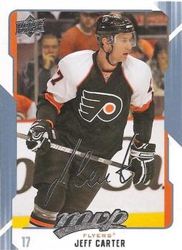 #214 Jeff Carter - Philadelphia Flyers - 2008-09 Upper Deck MVP Hockey