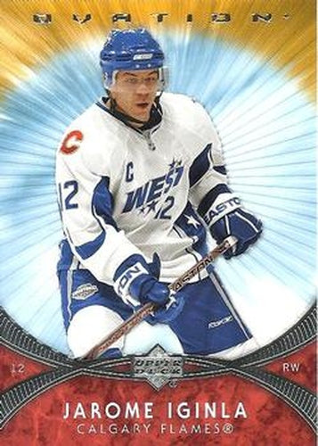 #214 Jarome Iginla - Jarome Iginla - 2007-08 Upper Deck Ovation Hockey