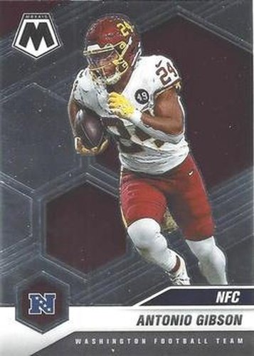 #214 Antonio Gibson - Washington Football Team - 2021 Panini Mosaic Football