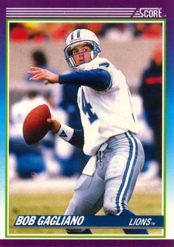 #214 Bob Gagliano - Detroit Lions - 1990 Score Football