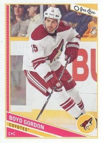 #214 Boyd Gordon - Phoenix Coyotes - 2013-14 O-Pee-Chee Hockey