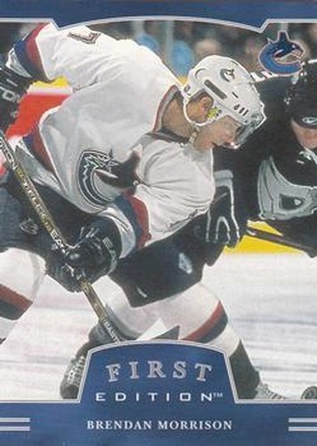 #214 Brendan Morrison - Vancouver Canucks - 2002-03 Be a Player First Edition Hockey