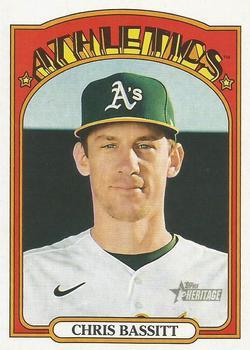 #214 Chris Bassitt - Oakland Athletics - 2021 Topps Heritage Baseball