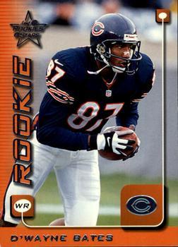 #214 D'Wayne Bates - Chicago Bears - 1999 Leaf Rookies & Stars Football