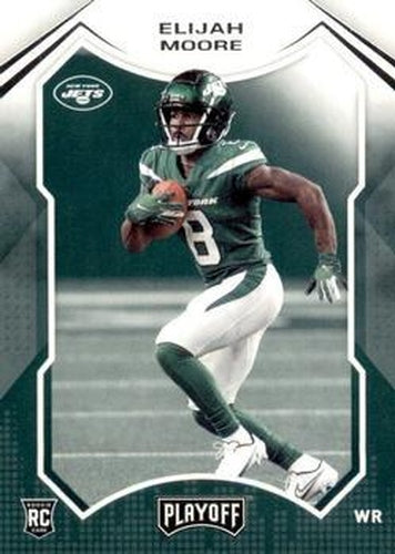 #214 Elijah Moore - New York Jets - 2021 Panini Playoff Football