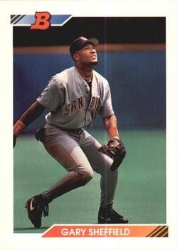 #214 Gary Sheffield - San Diego Padres - 1992 Bowman Baseball