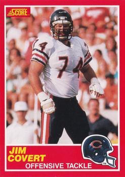 #214 Jim Covert - Chicago Bears - 1989 Score Football
