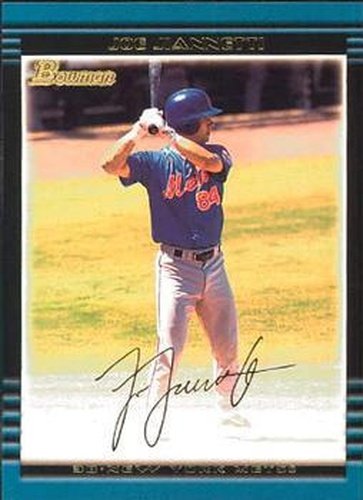 #214 Joe Jiannetti - New York Mets - 2002 Bowman Baseball