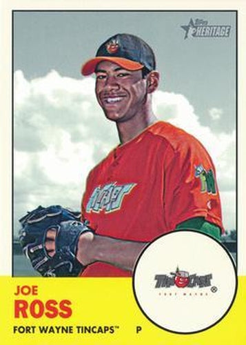 #214 Joe Ross - Fort Wayne Tincaps - 2012 Topps Heritage Minor League Baseball