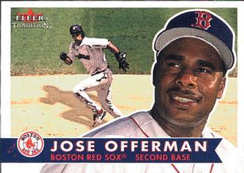 #214 Jose Offerman - Boston Red Sox - 2001 Fleer Tradition Baseball
