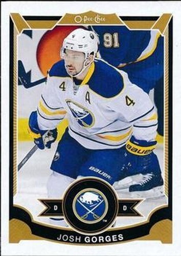 #214 Josh Gorges - Buffalo Sabres - 2015-16 O-Pee-Chee Hockey