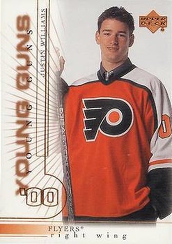 #214 Justin Williams - Philadelphia Flyers - 2000-01 Upper Deck Hockey