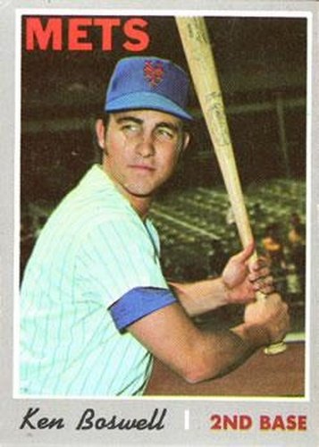 #214 Ken Boswell - New York Mets - 1970 Topps Baseball