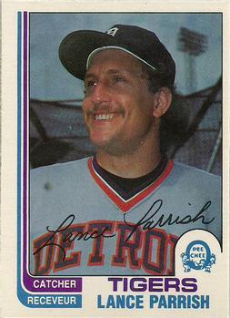 #214 Lance Parrish - Detroit Tigers - 1982 O-Pee-Chee Baseball