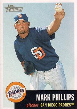 #214 Mark Phillips - San Diego Padres - 2002 Topps Heritage Baseball