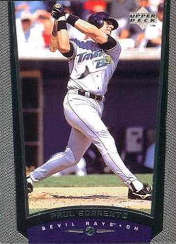 #214 Paul Sorrento - Tampa Bay Devil Rays - 1999 Upper Deck Baseball