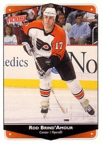 #214 Rod Brind'Amour - Philadelphia Flyers - 1999-00 Upper Deck Victory Hockey