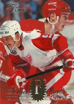 #214 Sergei Fedorov - Detroit Red Wings - 1994-95 Flair Hockey