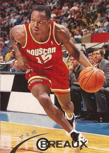 #214 Tim Breaux - Houston Rockets - 1994-95 Stadium Club Basketball