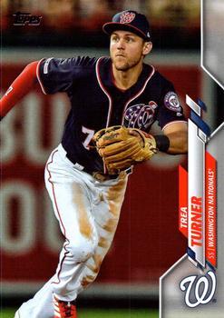 #214 Trea Turner - Washington Nationals - 2020 Topps Baseball