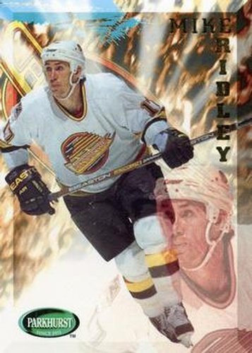 #214 Mike Ridley - Vancouver Canucks - 1995-96 Parkhurst International Hockey