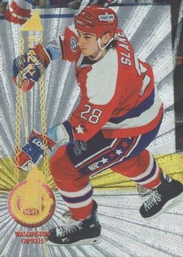 #214 John Slaney - Washington Capitals - 1994-95 Pinnacle Hockey - Rink Collection