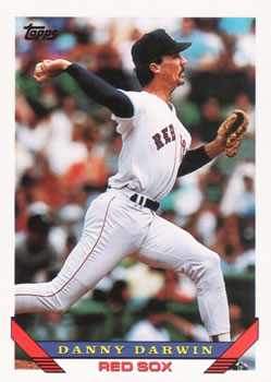 #214 Danny Darwin - Boston Red Sox - 1993 Topps Baseball