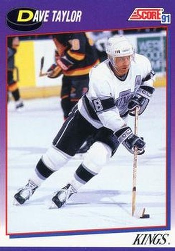 #214 Dave Taylor - Los Angeles Kings - 1991-92 Score American Hockey