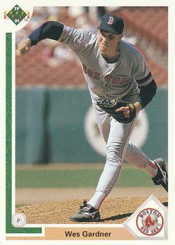 #214 Wes Gardner - Boston Red Sox - 1991 Upper Deck Baseball