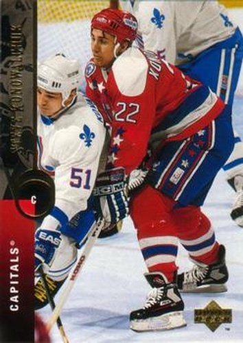 #214 Steve Konowalchuk - Washington Capitals - 1994-95 Upper Deck Hockey