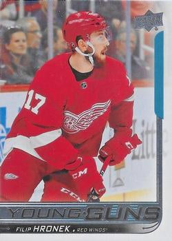 #214 Filip Hronek - Detroit Red Wings - 2018-19 Upper Deck Hockey