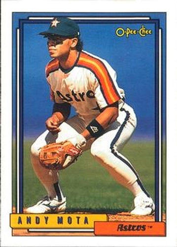 #214 Andy Mota - Houston Astros - 1992 O-Pee-Chee Baseball