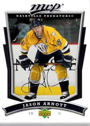 #214 Jason Arnott - Nashville Predators - 2007-08 Upper Deck MVP Hockey